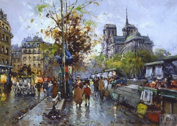 AB Notre Dame 2 París Pinturas al óleo